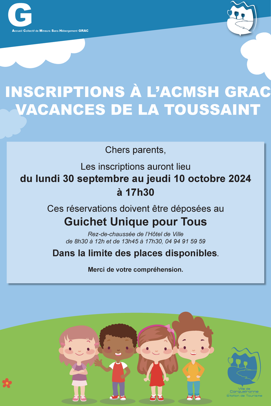 Visuel pour les inscriptions grac vacances de toussaint 2024 - Agrandir l'image, .PNG 230 Ko (fenêtre modale)